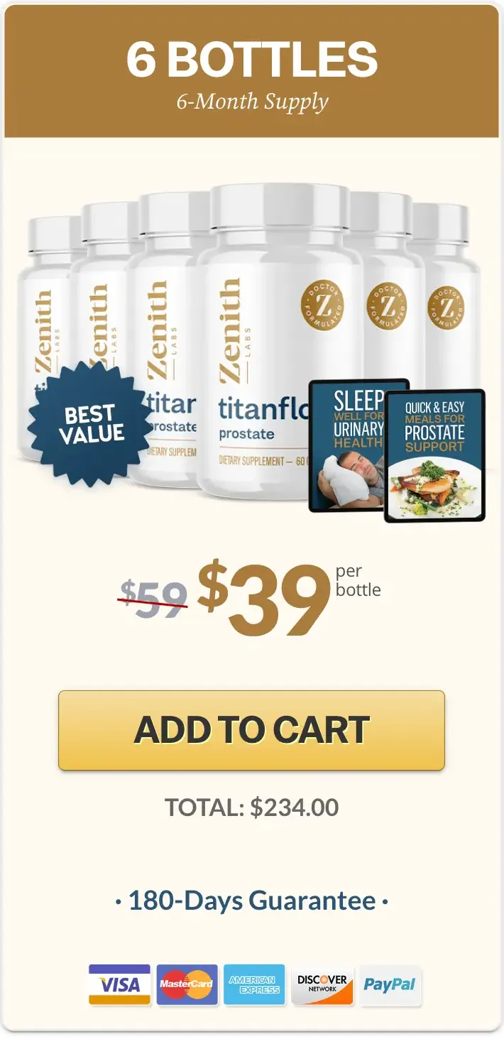 TitanFlow Buy 6 Bottles